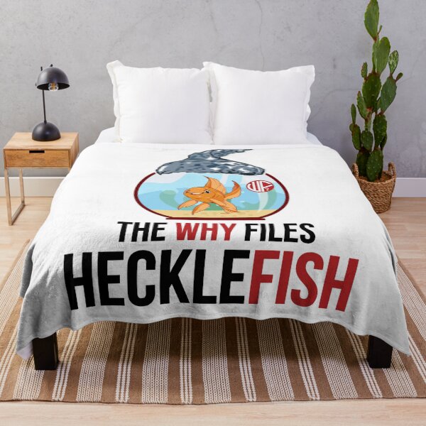 Item preview, The Why Files WHITE_hecklefish3 designed and sold by adolfobusmente.