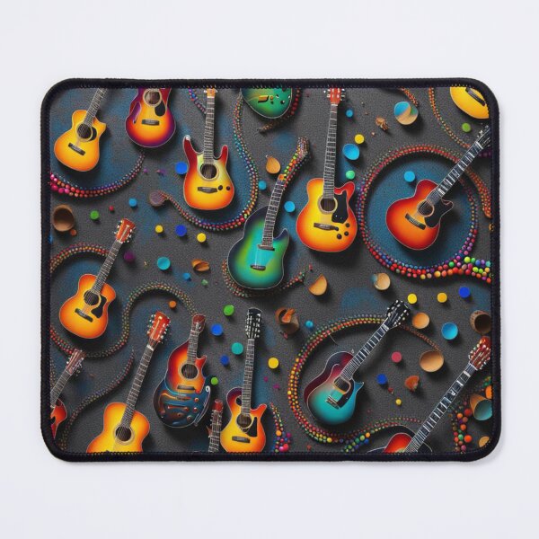 Item preview, Spiraling Colorful Guitars  designed and sold by purplesensation.