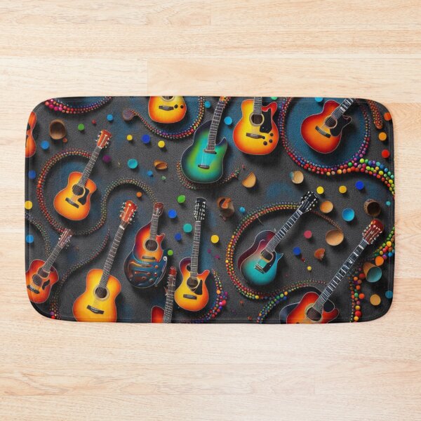 Item preview, Spiraling Colorful Guitars  designed and sold by purplesensation.