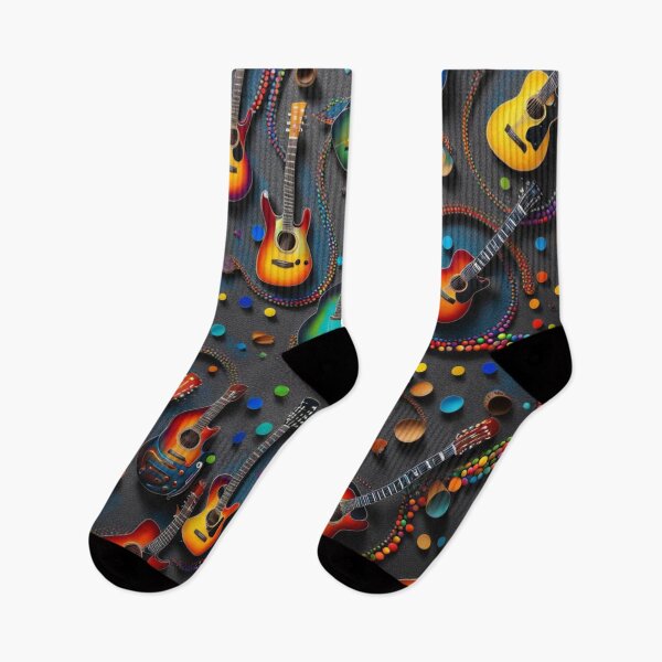 Item preview, Spiraling Colorful Guitars  designed and sold by purplesensation.