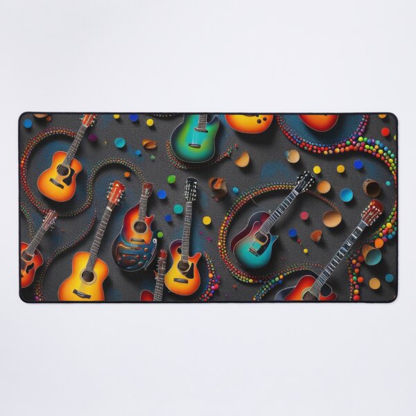 Item preview, Spiraling Colorful Guitars  designed and sold by purplesensation.