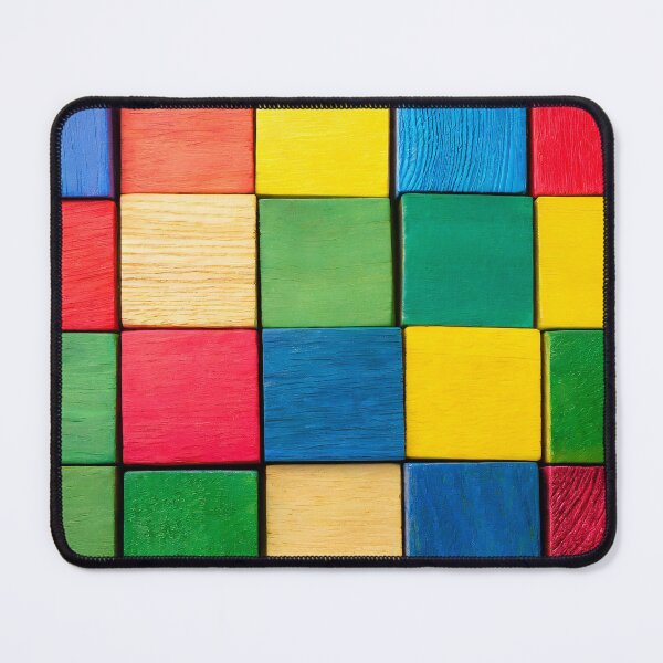 Item preview, Colorful background of multi colored wooden blocks designed and sold by Giuseppe Cammino.