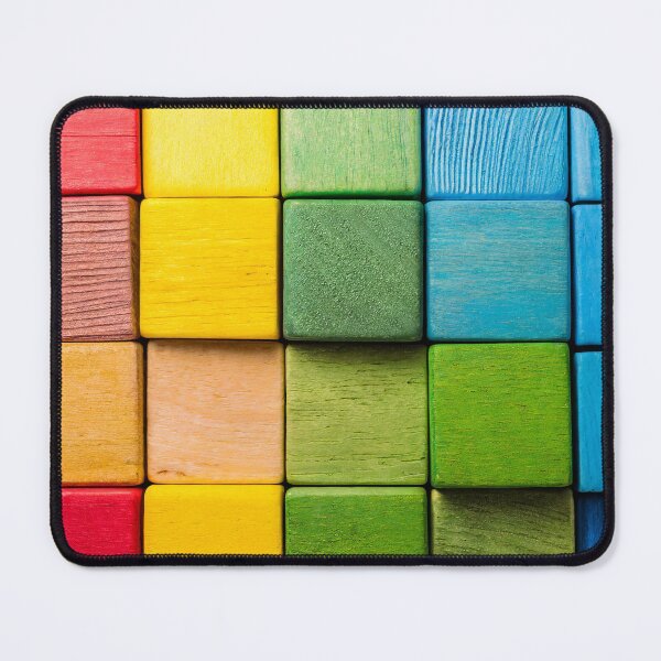 Item preview, Colorful background of multi colored wooden blocks designed and sold by Giuseppe Cammino.