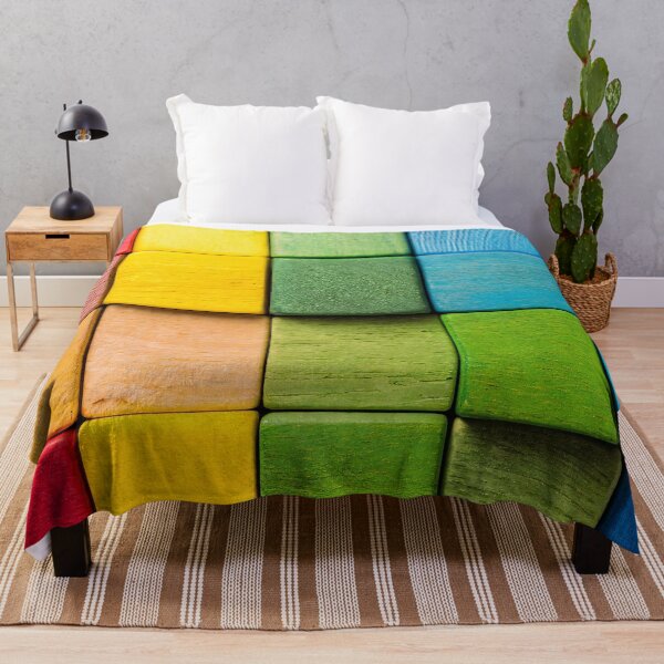 Item preview, Colorful background of multi colored wooden blocks designed and sold by Giuseppe Cammino.