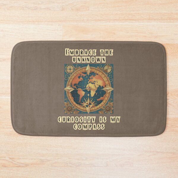 Item preview, embrace the unknown, curiosity is my compass designed and sold by Mayaart83.