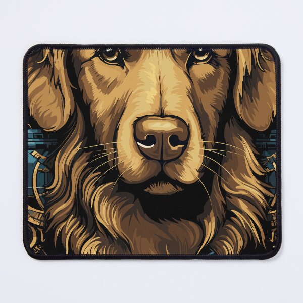 Item preview, Steampunk Golden Retriever Dog designed and sold by EternalDelight1.
