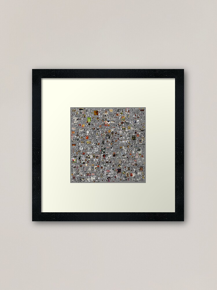 Thumbnail 1 of 7, Framed Art Print, Myriad-012 designed and sold by philjarry.