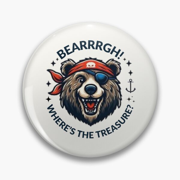 Item preview, Treasure Hunt with the Jolly Pirate Bear designed and sold by INVADesign.