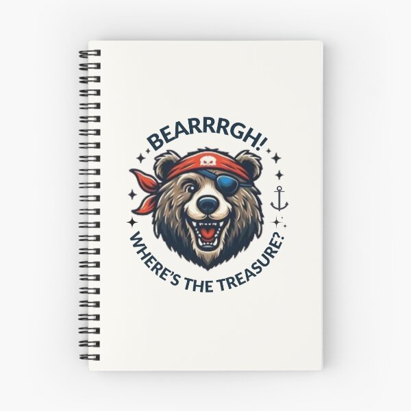 Item preview, Treasure Hunt with the Jolly Pirate Bear designed and sold by INVADesign.