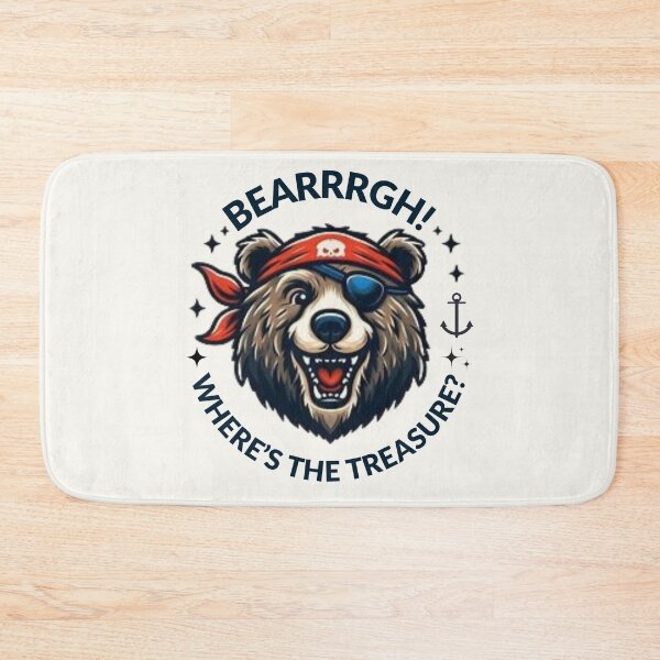 Item preview, Treasure Hunt with the Jolly Pirate Bear designed and sold by INVADesign.