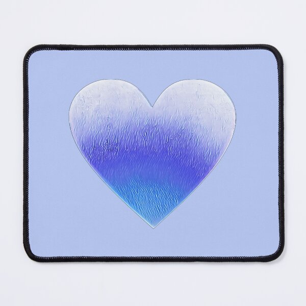 Item preview, Snowy blue  loveheart designed and sold by FlossOrFi.