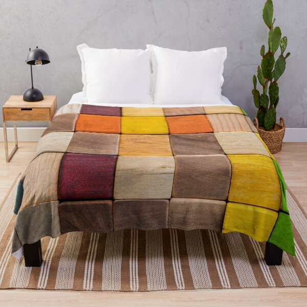 Item preview, Colorful background of multi colored wooden blocks designed and sold by Giuseppe Cammino.