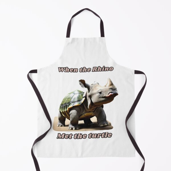 Artikelvorschau, Als das Nashorn die Schildkröte traf entworfen und verkauft von AleksKos.