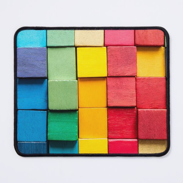 Item preview, Colorful background of multi colored wooden blocks designed and sold by Giuseppe Cammino.