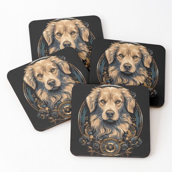 Item preview, Steampunk Golden Retriever designed and sold by EternalDelight1.