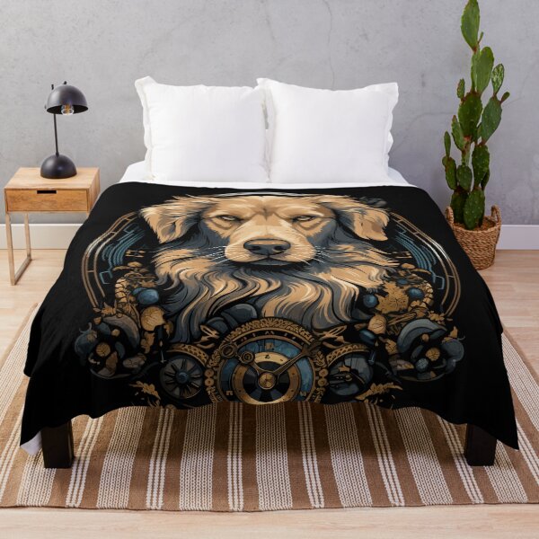 Item preview, Steampunk Golden Retriever designed and sold by EternalDelight1.