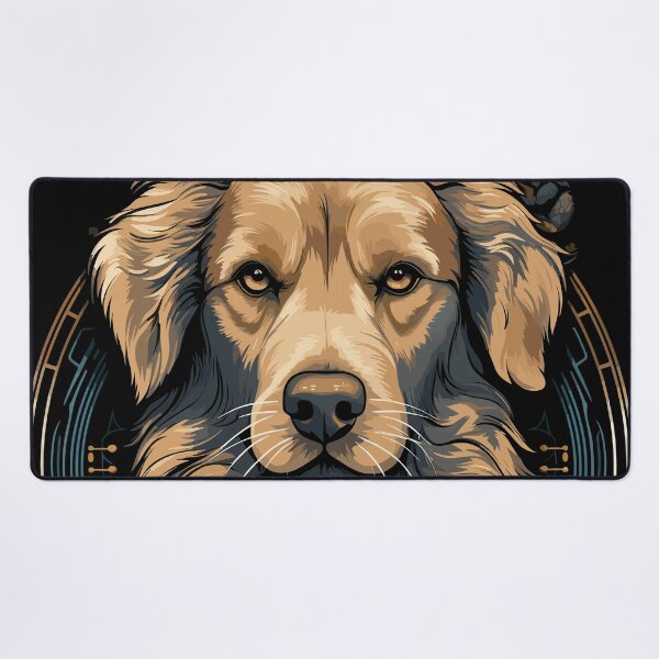 Item preview, Steampunk Golden Retriever designed and sold by EternalDelight1.