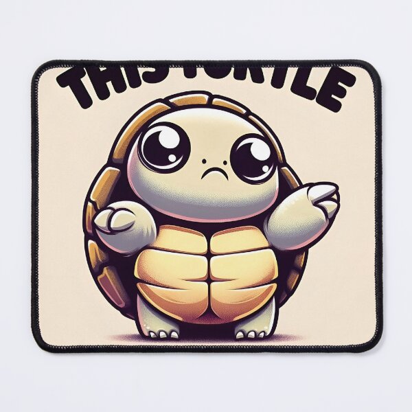 Item preview, "The Judgy Turtle: A Comical Critique" designed and sold by APARTAI EU.