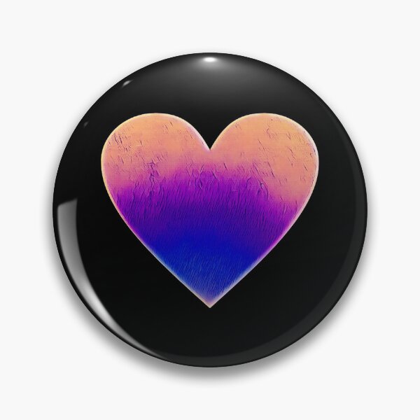 Item preview, Bright retro rainbow loveheart designed and sold by FlossOrFi.