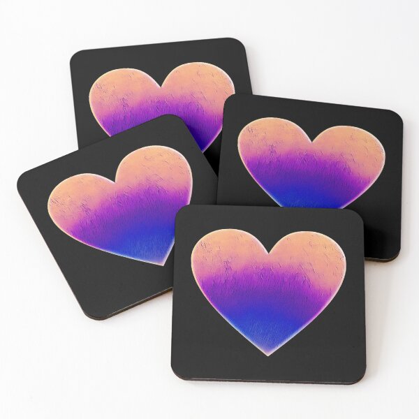 Item preview, Bright retro rainbow loveheart designed and sold by FlossOrFi.