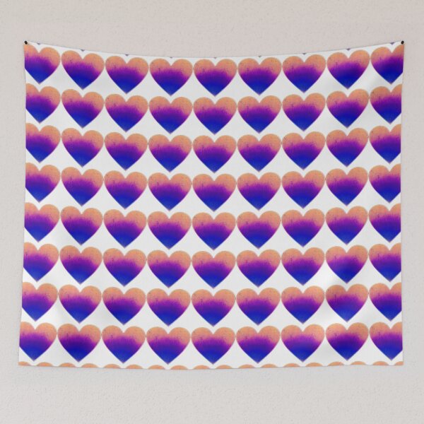 Item preview, Bright retro rainbow loveheart designed and sold by FlossOrFi.