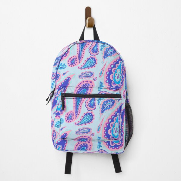 Artikelvorschau, Hellhimmelblaue Paisley-Muster entworfen und verkauft von zzzozzo.