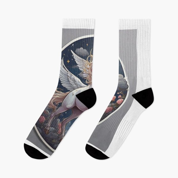 Item preview, Unicorn flying at night under the moon designed and sold by abdelaziz0.