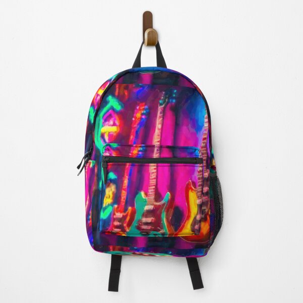 Item preview, Electric guitars in in bar painting designed and sold by FabFreakShop.
