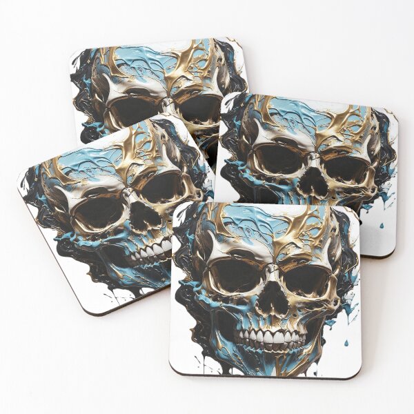 Item preview, colorful skull designed and sold by MahmodArt.