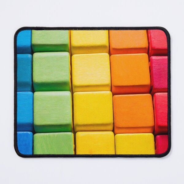 Item preview, Colorful background of multi colored wooden blocks designed and sold by Giuseppe Cammino.