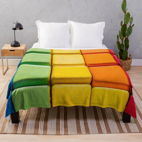 Item preview, Colorful background of multi colored wooden blocks designed and sold by Giuseppe Cammino.