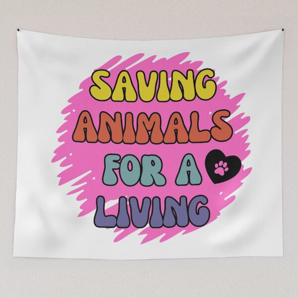 Item preview, Saving Animals for a Living, Veterinary students, Vets designed and sold by ImaginePrinting.