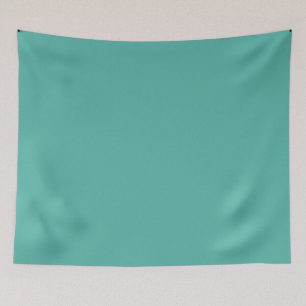 Item preview, Turquoise (Pantone) Solid Color designed and sold by DaVinciFeather.