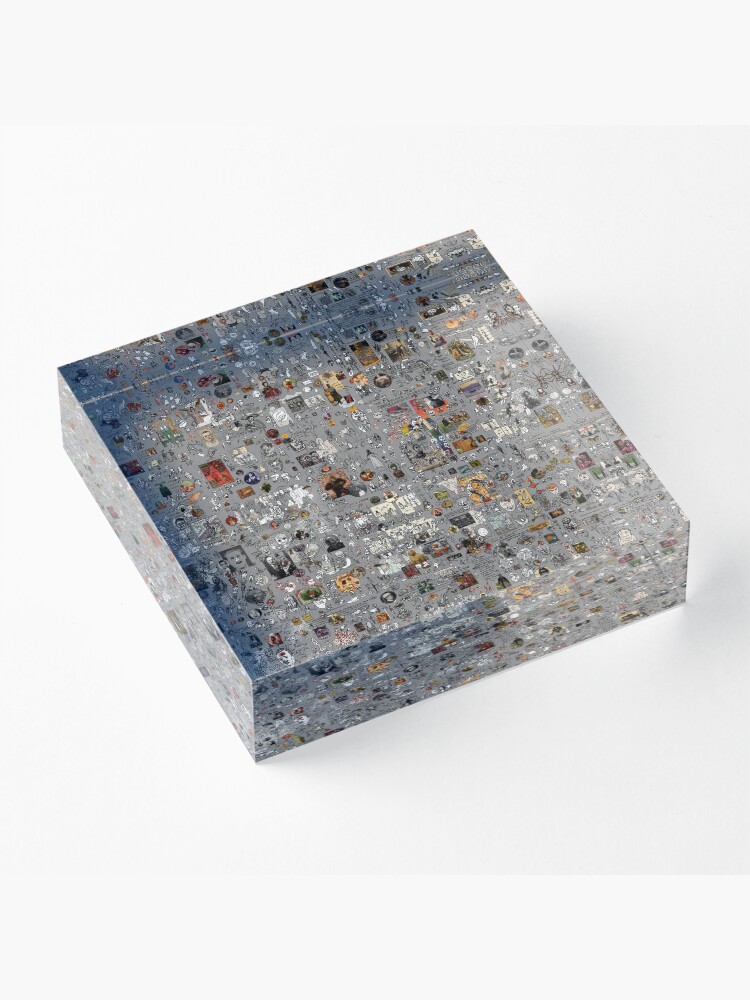 Thumbnail 3 of 5, Acrylic Block, Myriad-009 designed and sold by philjarry.