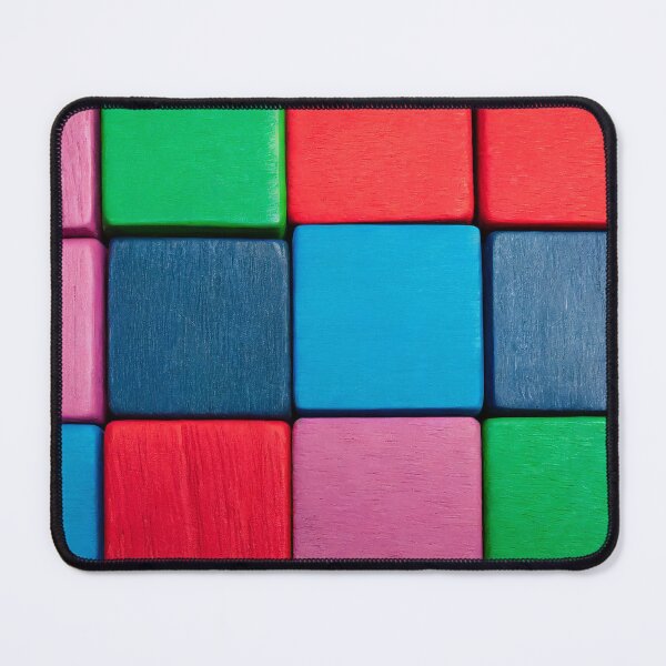 Item preview, Colorful background of multi colored wooden blocks designed and sold by Giuseppe Cammino.