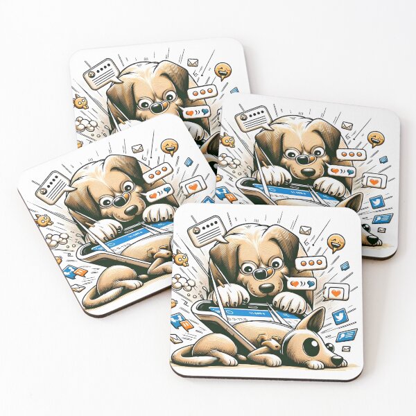 Item preview, "Canine Chat Chaos: The Dog Distraction" designed and sold by APARTAI EU.