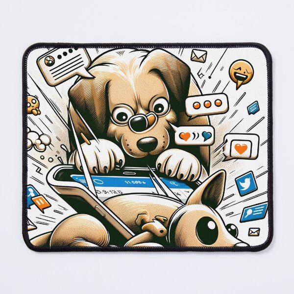 Item preview, "Canine Chat Chaos: The Dog Distraction" designed and sold by APARTAI EU.