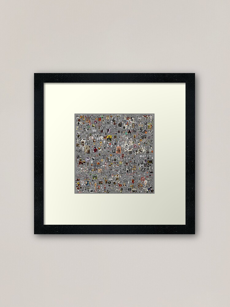 Thumbnail 1 of 7, Framed Art Print, Myriad-008 designed and sold by philjarry.