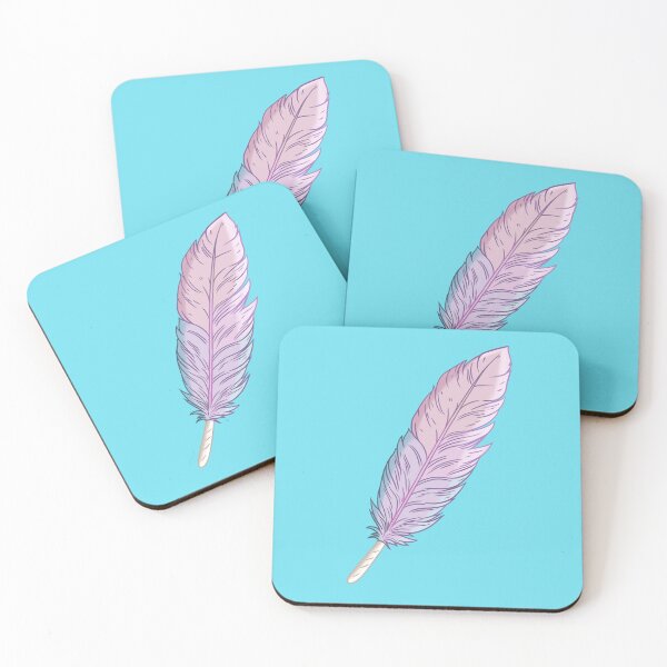 Item preview, Colorful Feather Pink designed and sold by TheFoxyWolfShop.