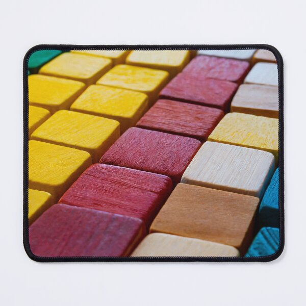Item preview, Colorful background of multi colored wooden blocks designed and sold by Giuseppe Cammino.