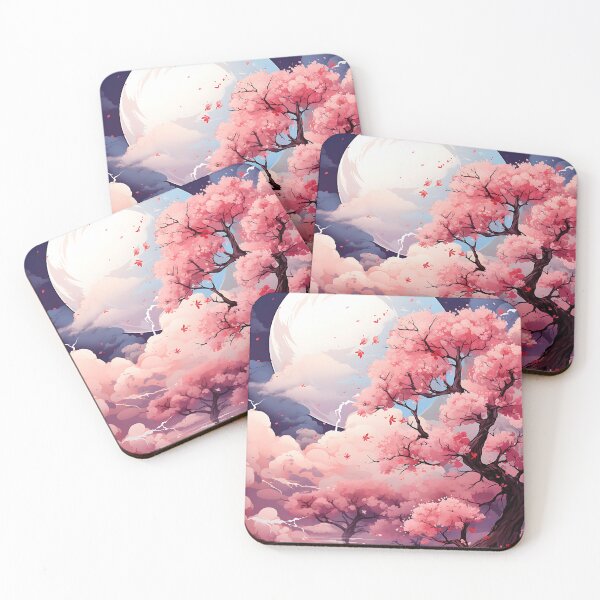 Item preview, Japanese Cherry Blossom And moon designed and sold by BetOova.