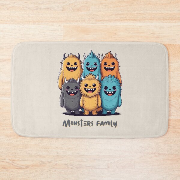 Item preview, Cute Fluffy Monster Buddies designed and sold by DesignDrifts.