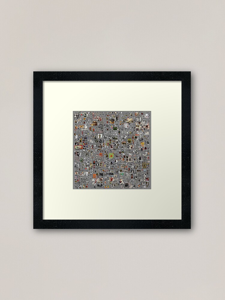 Thumbnail 1 of 7, Framed Art Print, Myriad-007 designed and sold by philjarry.