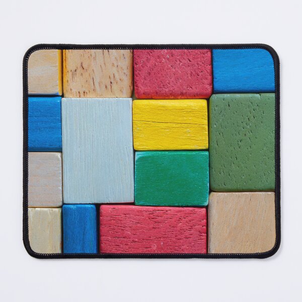 Item preview, Colorful background of multi colored wooden blocks designed and sold by Giuseppe Cammino.