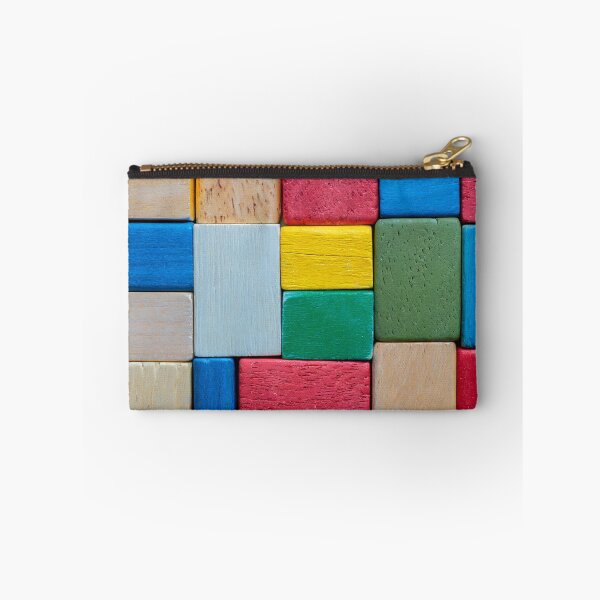 Item preview, Colorful background of multi colored wooden blocks designed and sold by Giuseppe Cammino.