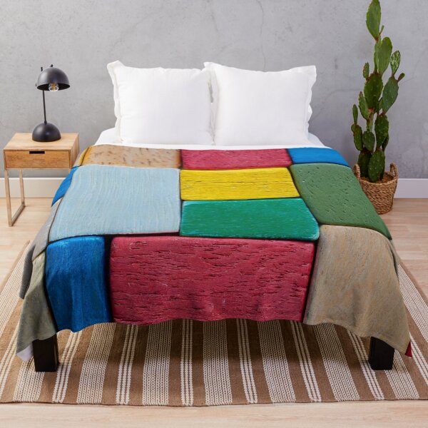 Item preview, Colorful background of multi colored wooden blocks designed and sold by Giuseppe Cammino.