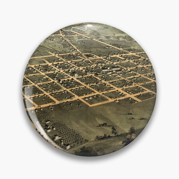 Item preview, Tecumseh, Michigan (1868) designed and sold by allhistory.