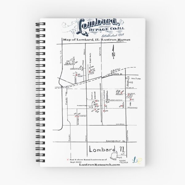 Item preview, Lombard, IL Lustron map designed and sold by LustronHomes.