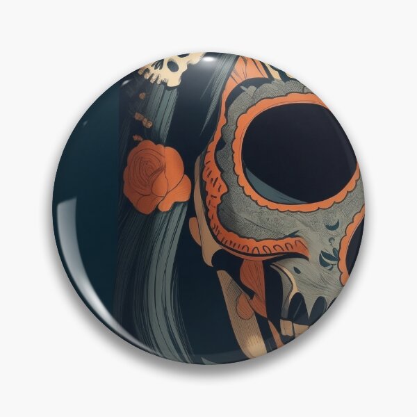 Item preview, colorful skull designed and sold by MahmodArt.