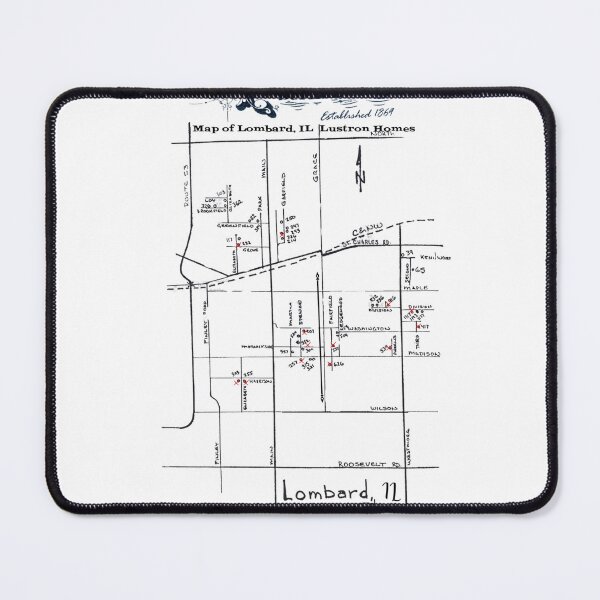 Item preview, Lombard, IL Lustron map designed and sold by LustronHomes.